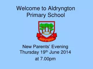 Welcome to Aldryngton Primary School