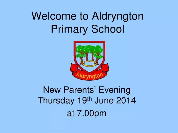 welcome to aldryngton primary school
