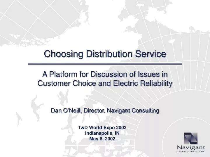 choosing distribution service