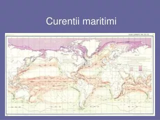 curentii maritimi