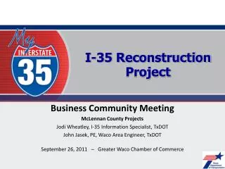 I-35 Reconstruction Project