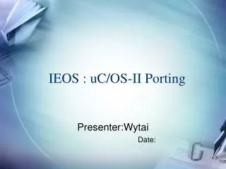 presenter wytai