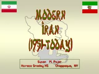 Modern Iran (1951-today)