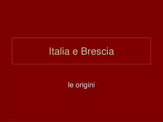 italia e brescia