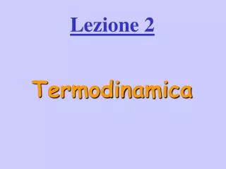 termodinamica