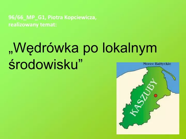 w dr wka po lokalnym rodowisku