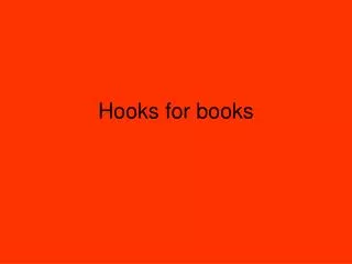 Hooks for books
