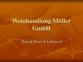 weinhandlung m ller gmbh