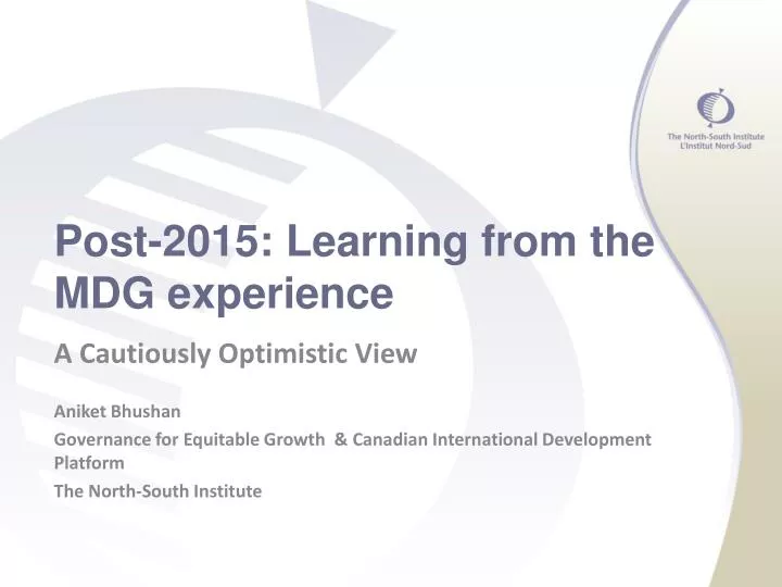 post 2015 learning from the mdg experience