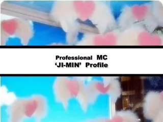 Professional MC ‘JI-MIN’ Profile
