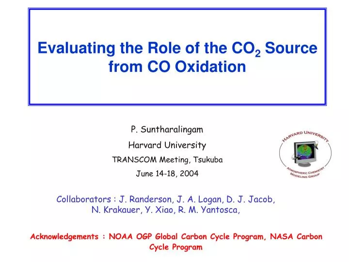 evaluating the role of the co 2 source from co oxidation