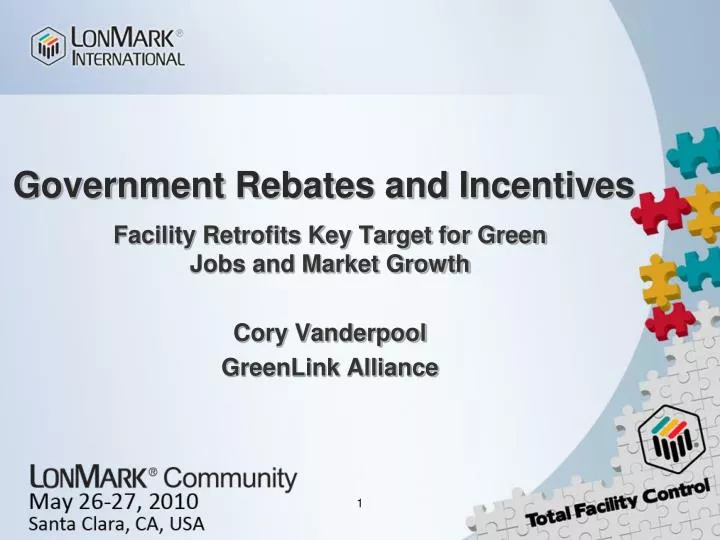 government rebates and incentives