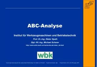 abc analyse