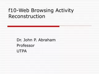 f10-Web Browsing Activity Reconstruction