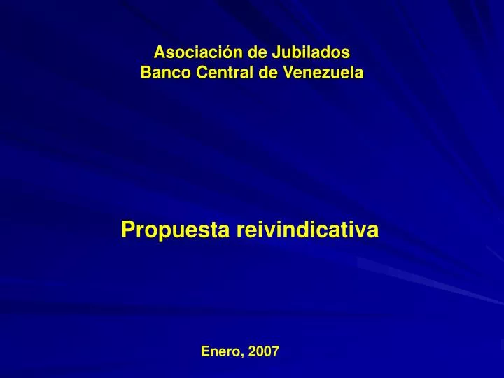 asociaci n de jubilados banco central de venezuela