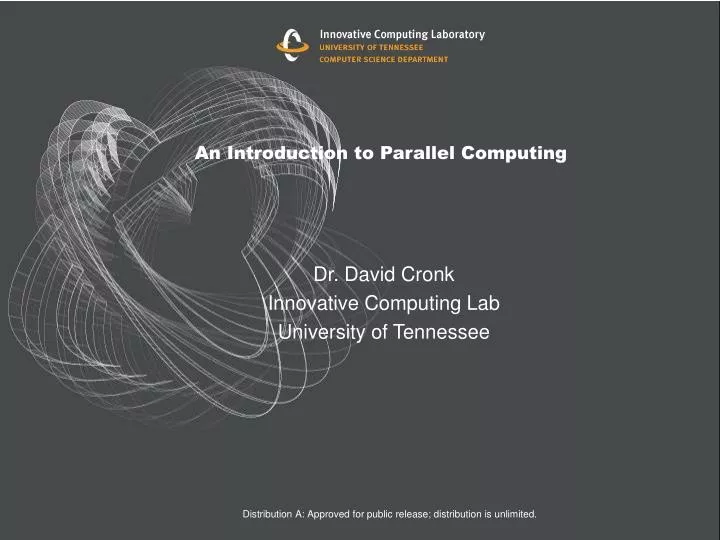 an introduction to parallel computing