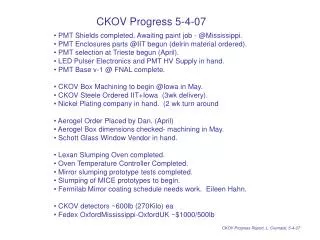 CKOV Progress 5-4-07