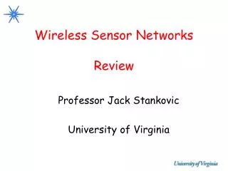 Wireless Sensor Networks Review