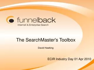 The SearchMaster's Toolbox