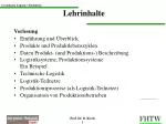 Lehrinhalte - slide 1