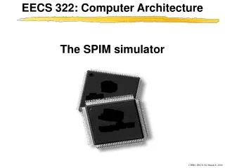 The SPIM simulator