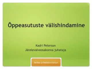 ppeasutuste v lishindamine