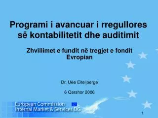 programi i avancuar i rregullores s kontabilitetit dhe auditimit