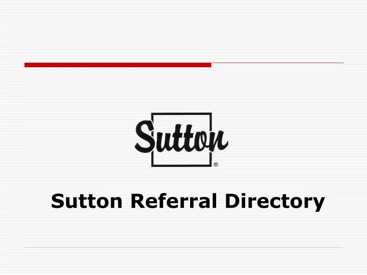 sutton referral directory