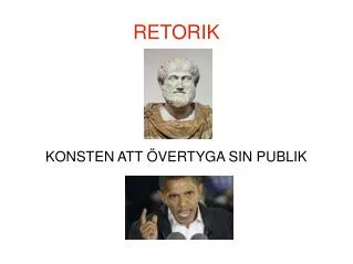 konsten att vertyga sin publik