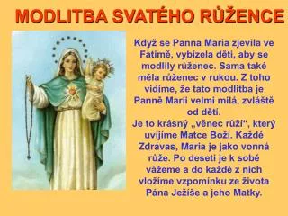 modlitba svat ho r ence
