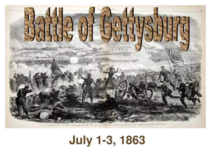 july 1 3 1863