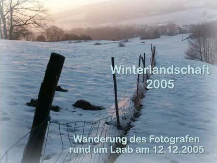 winterlandschaft 2005