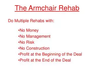 Do Multiple Rehabs with: