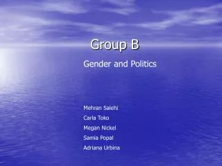 Group B