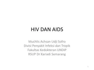 hiv dan aids