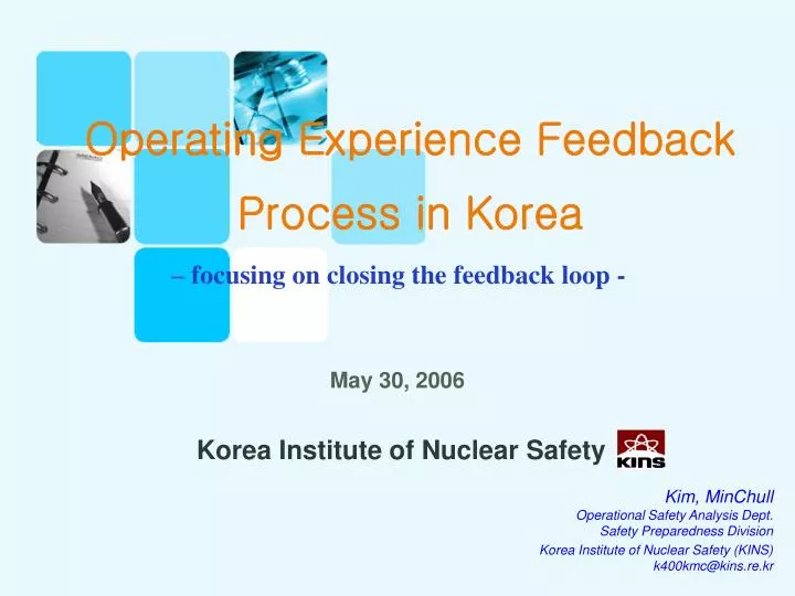 operating experience feedback process in korea