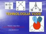 TEHNOLOGIJA VODE - slide 1
