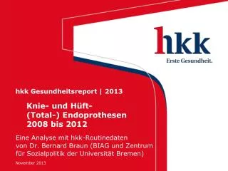 hkk gesundheitsreport 2013