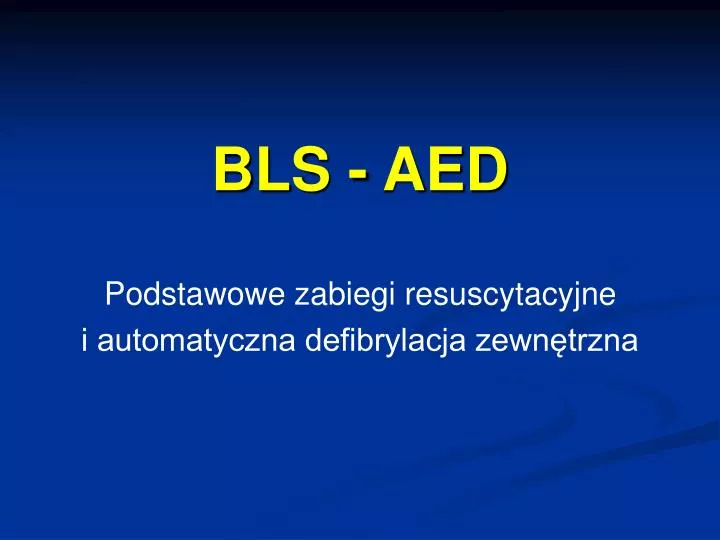 bls aed