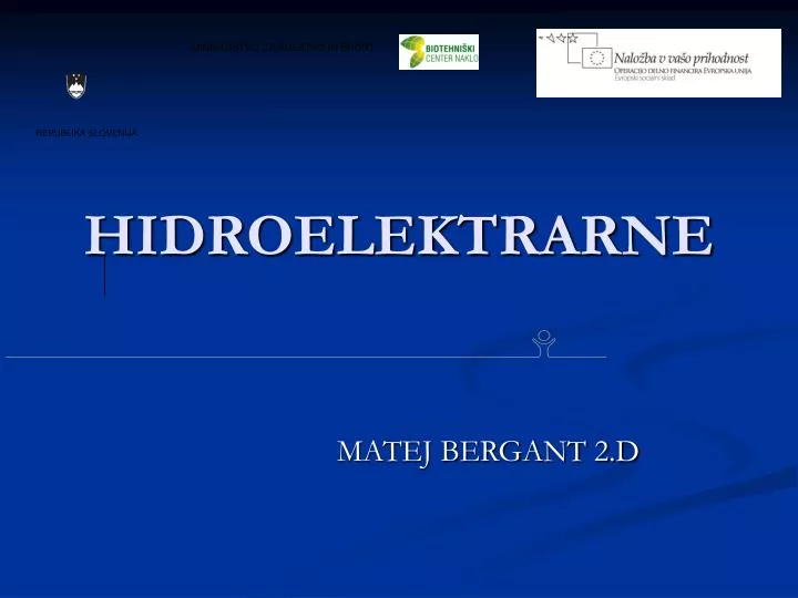 hidroelektrarne