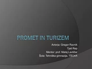 avtorja gregor ravnik tja rep mentor prof matej lavti ar ola tehni ka gimnazija t ckr