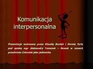 komunikacja interpersonalna
