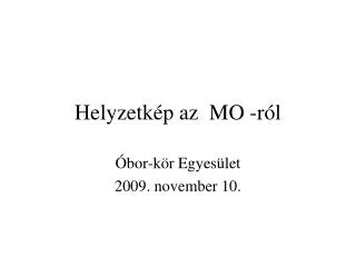 helyzetk p az mo r l