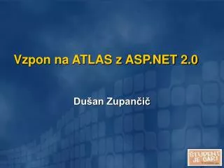 vzpon na atlas z asp net 2 0