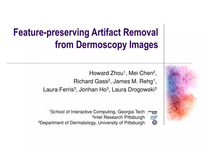 feature preserving artifact removal from dermoscopy images