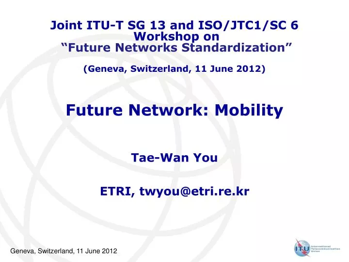 future network mobility
