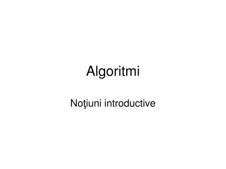 algoritmi