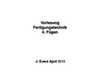 vorlesung fertigungstechnik 4 f gen