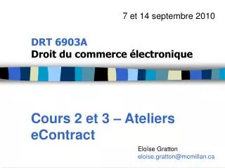 drt 6903a droit du commerce lectronique
