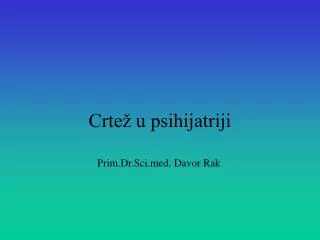 crte u psihijatriji